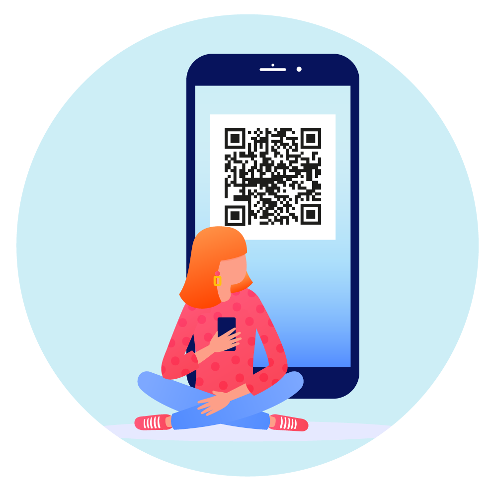 system generate QR code icon system generate QR code icon